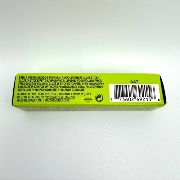 MAC Squirt Plumping Gloss #15 Like Squirt Lime Transparent Lip Gloss w/Pouch NIB - Picture 5 of 9